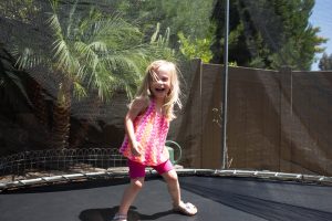 trampoline jumping