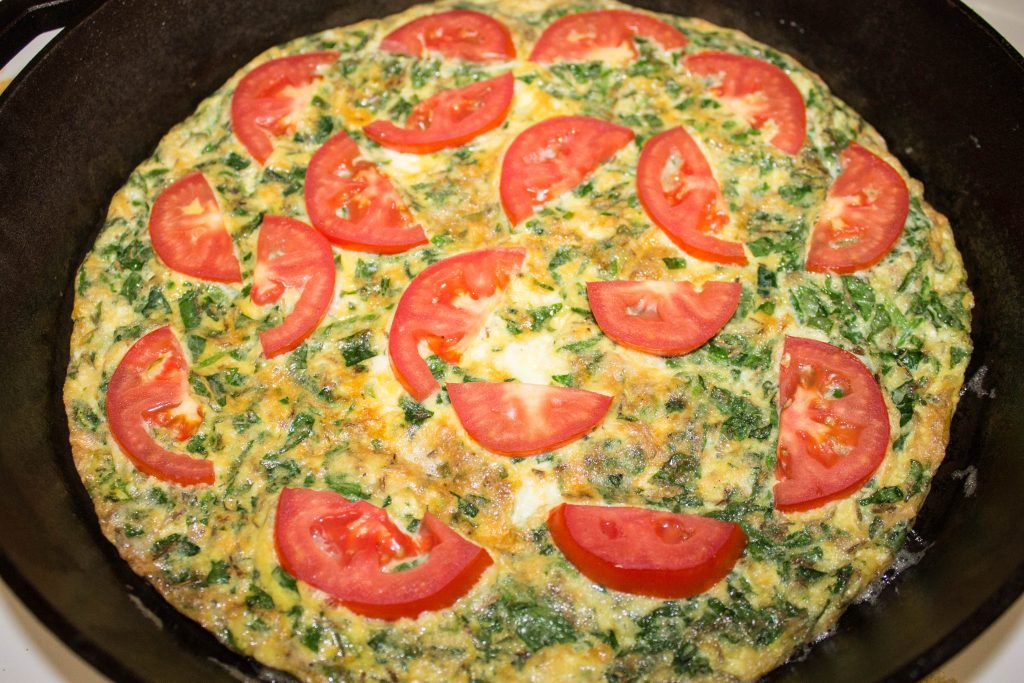 You won't believe how easy this simple frittata recipe is! Perfect for a quick family dinner!