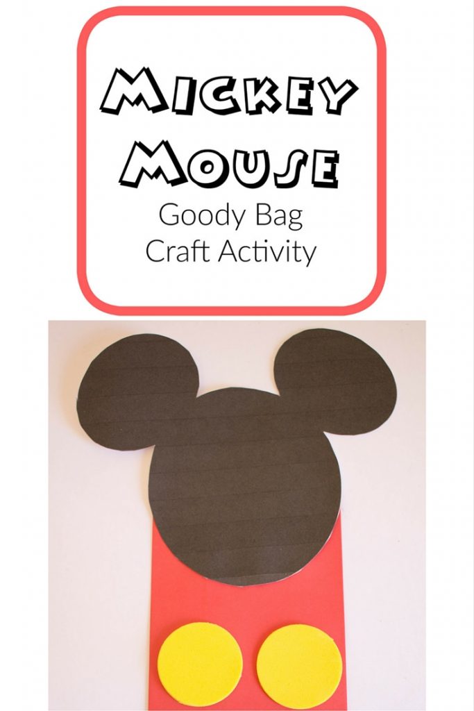 Mickey Bag Craft Activity