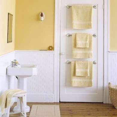 fun project and bathroom organization solutions for storage in a small space bathroom