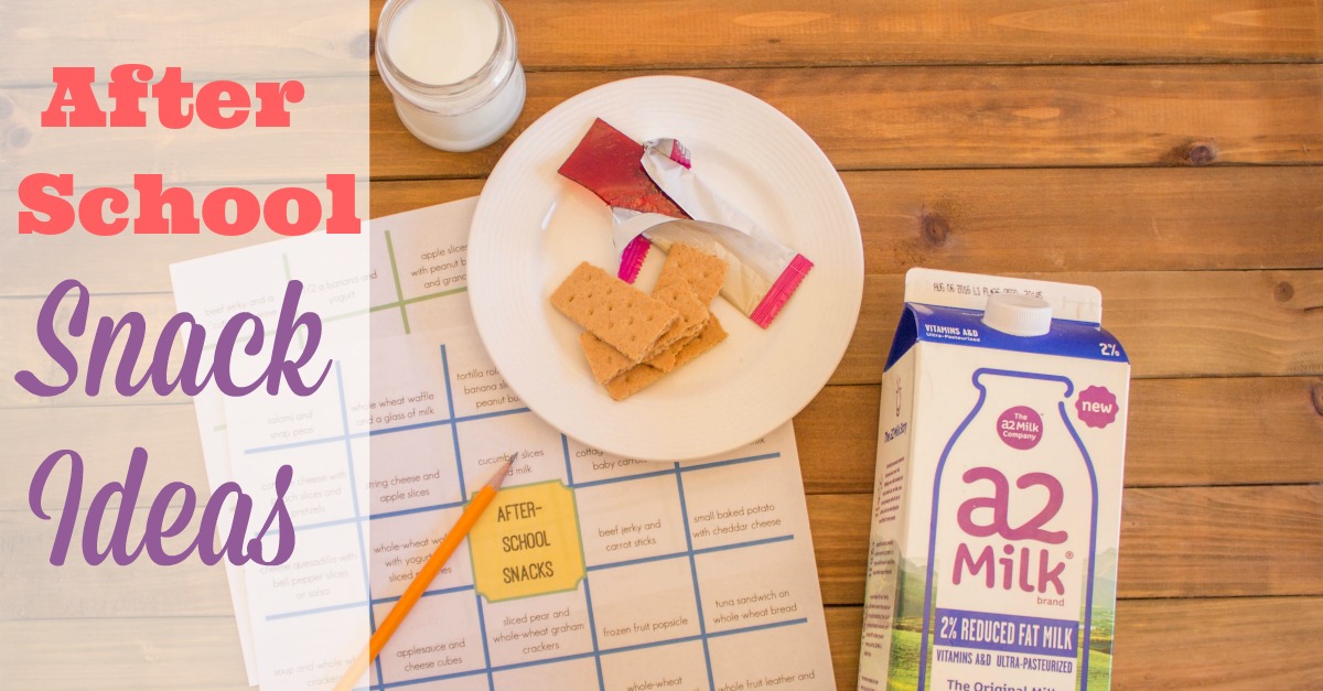 after-school snack ideas with a2milk