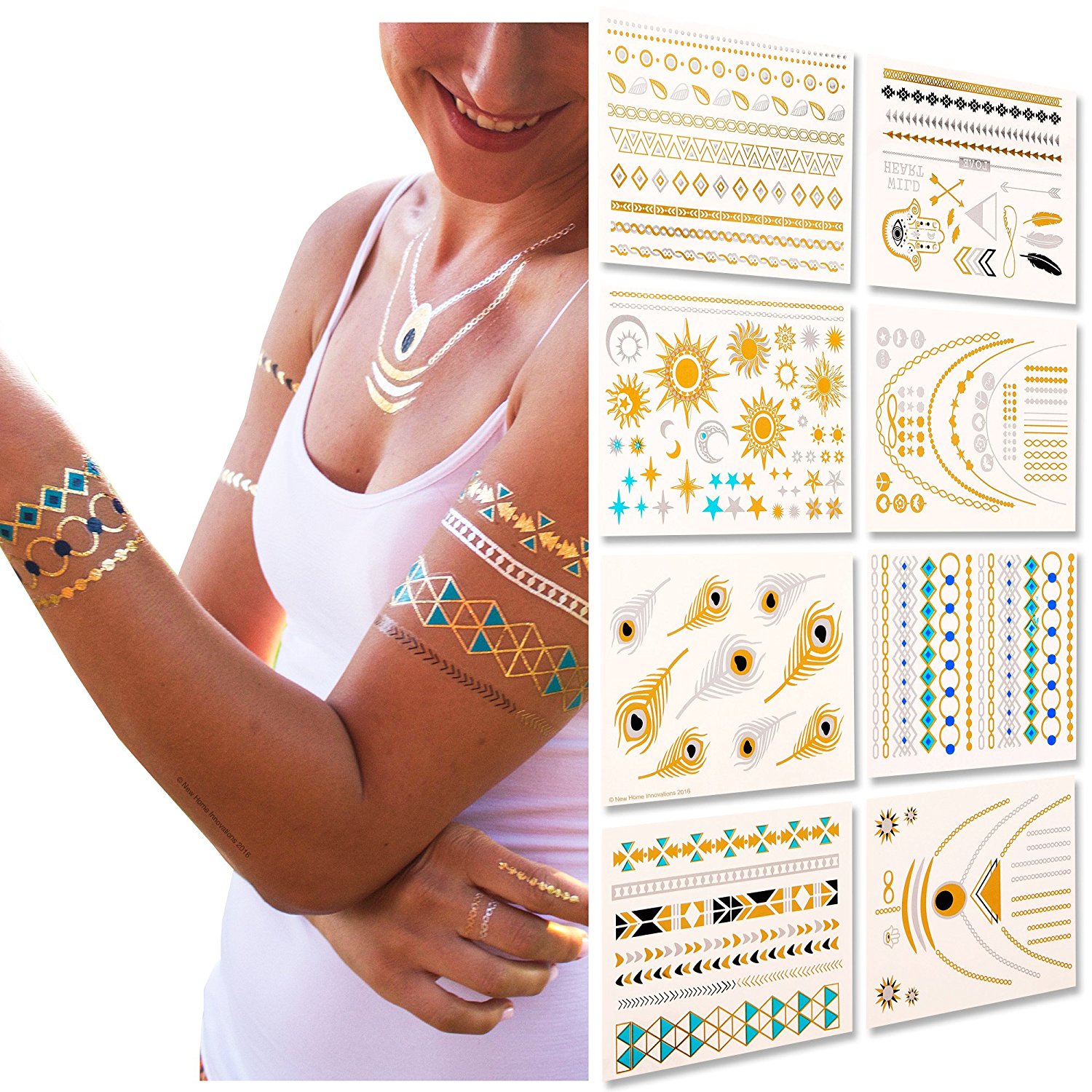 gift-ideas-for-teens-and-preteens-gold-metallic-tattoos